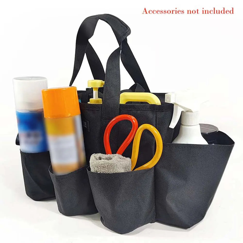 Gartentasche aus 600D Oxford-Gewebe, Organizer mit Tragegriff und 7 Außentaschen